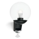Steinel Wall Light Outdoor L 585 Black | E27 Max 60W - Motion and Light Sensor 