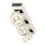 SLV Kalu Triple Wall and Ceiling Light Aluminium White 47W 3400lm - 830 Warm White | Dimmable 