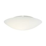 Nordlux Ceiling Light Standard Glass White | IP20 - Suitable for 1x E27
