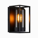 Nordlux Griffin Wall Light Aluminium Black | Suitable for E27
