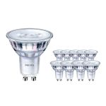 Multipack 10x Philips Corepro LED Spot GU10 PAR16 4.6W 370lm 36D - 830 Warm White | Replaces 50W