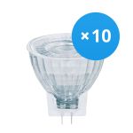 Multipack 10x Ledvance Performance LED Spot Reflector GU4 MR11 4.2W 345lm 36D - 827 Extra Warm White | Replaces 35W