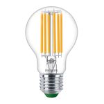 Philips MASTER LED Bulb Ultra Efficient E27 Pear Clear 5.2W 1095lm - 827 Extra Warm White | Replaces 75W