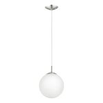 Eglo Pendant Rondo Steel Satin Nickel | Suitable for E27