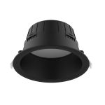 Noxion LED Downlight Hera Deep Recessed Black 15W 1500lm 80D - 827-830-840 CCT | 176mm - Cutout 150mm