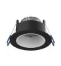 Noxion LED Spot Ares Deep Black 6W 540lm 927-940 3CCT - With Inner Ring White | Cutout 68mm