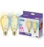 Duopack 2x WiZ Smart LED E27 Edison Filament Gold 7W 640lm | Best Colour Rendering - Dimmable - Replaces 50W