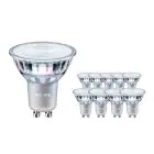 Multipack 10x Philips Corepro LED Spot GU10 PAR16 4.6W 390lm 36D - 840 Cool White | Replaces 50W