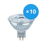 Multipack 10x Ledvance Performance LED Spot Reflector GU5.3 MR16 5W 345lm 36D - 930 Warm White | Best Colour Rendering - Dimmable - Replaces 35W