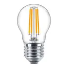 Philips Corepro LED Lustre E27 Ball Filament Clear 6.5W 806lm - 827 Extra Warm White | Replaces 60W
